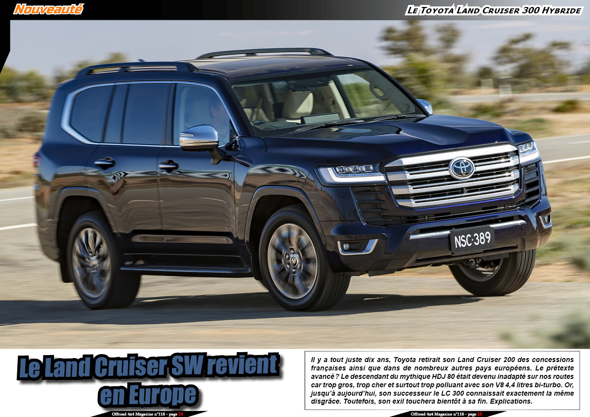 Le Toyota Land Cruiser 300 Hybride