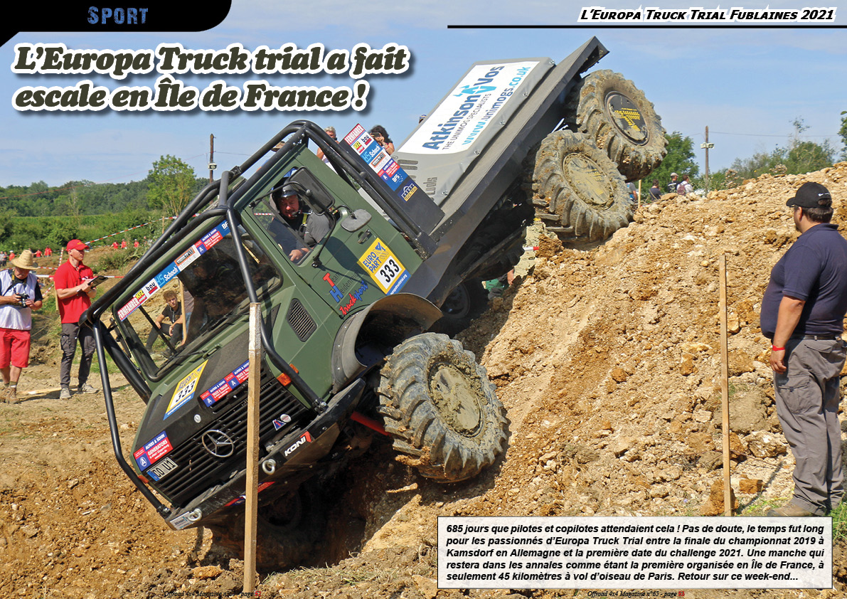 Europa Truck Trial Fublaines 2021