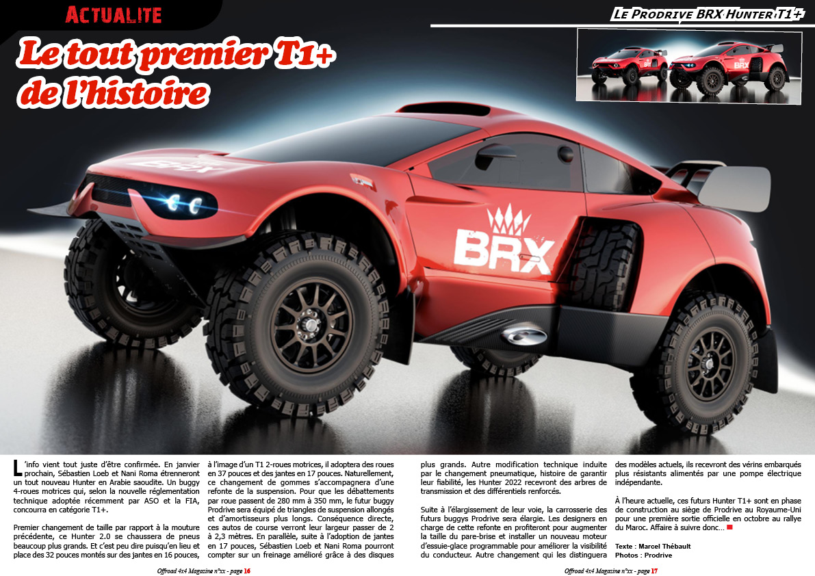 le Prodrive BRX Hunter T1+