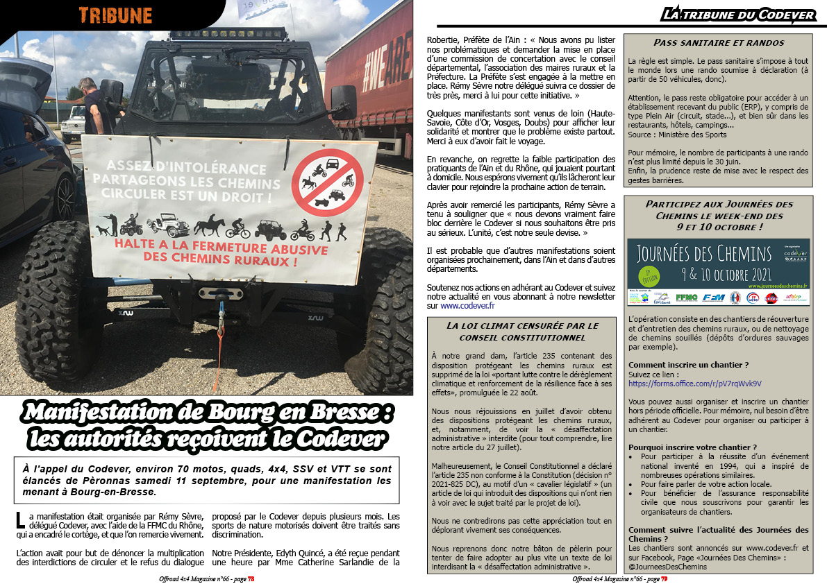 La tribune du Codever