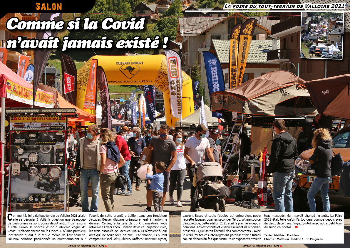 la foire du tout-terrain de Valloire 2021