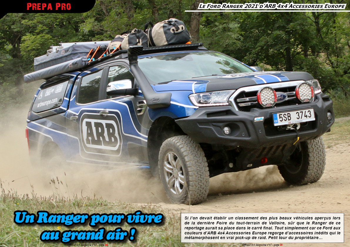le Ford Ranger 2021 d ARB 4x4 Europe