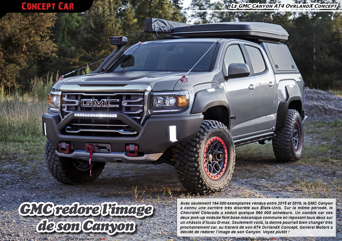 le GMC Canyon AT4 OvrlandX Concept