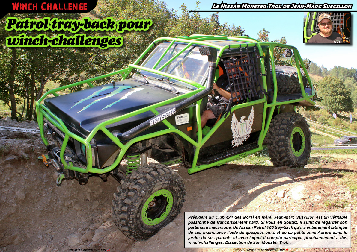 le Nissan Monster Trol de Jean-Marc Suscillon