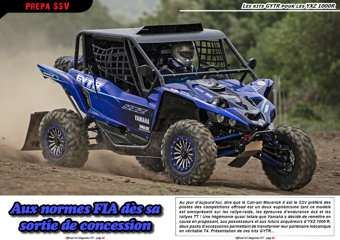 Les kits GYTR pour les YXZ 1000R