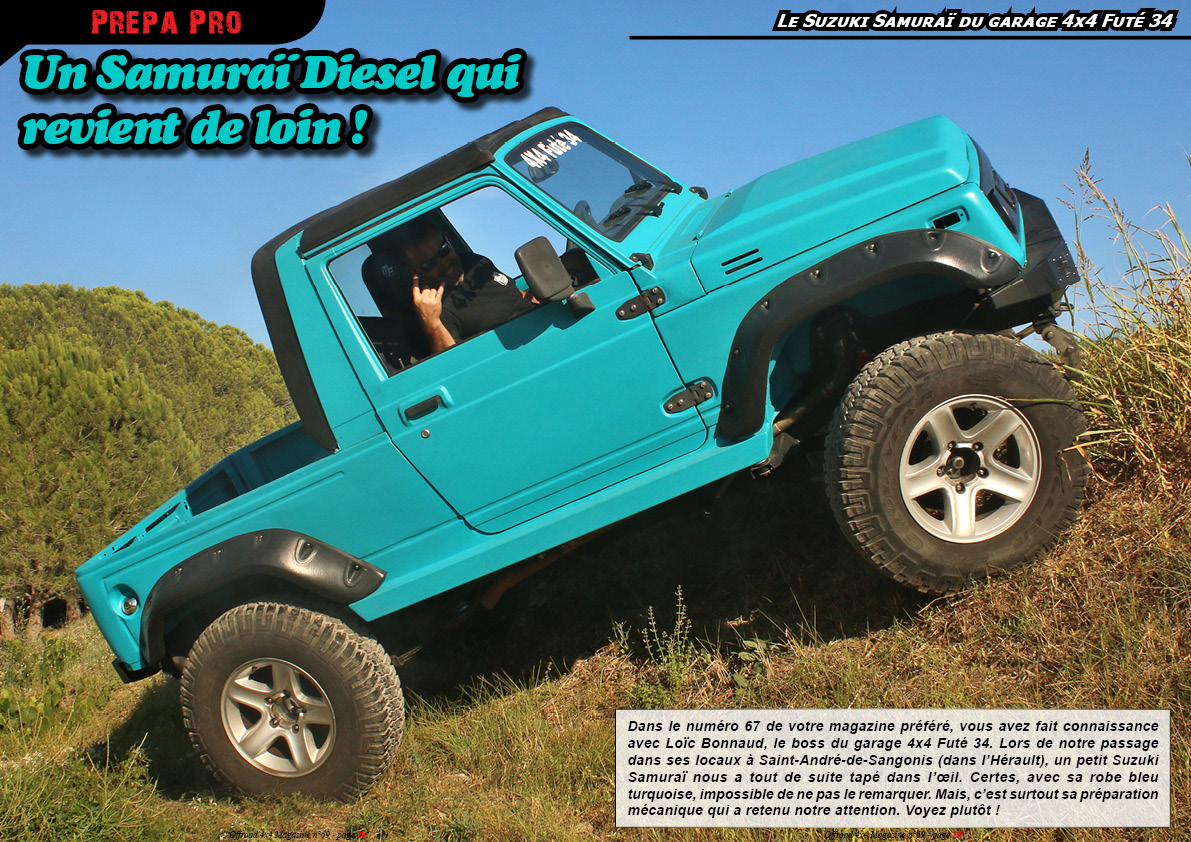 le Suzuki Samuraï¿½ du garage 4x4 Futï¿½ 34