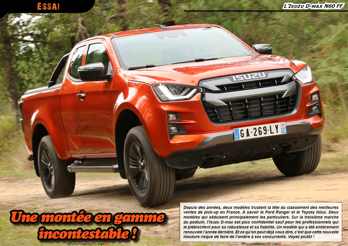 L'essai de l Isuzu D-max N60 FF