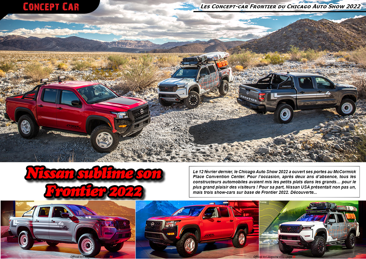 les concept-car Frontier de Nissan USA