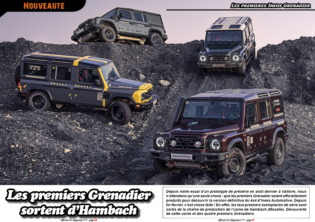 Les premiers Ineos Grenadier
