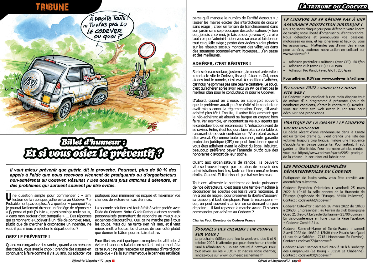 La tribune du Codever