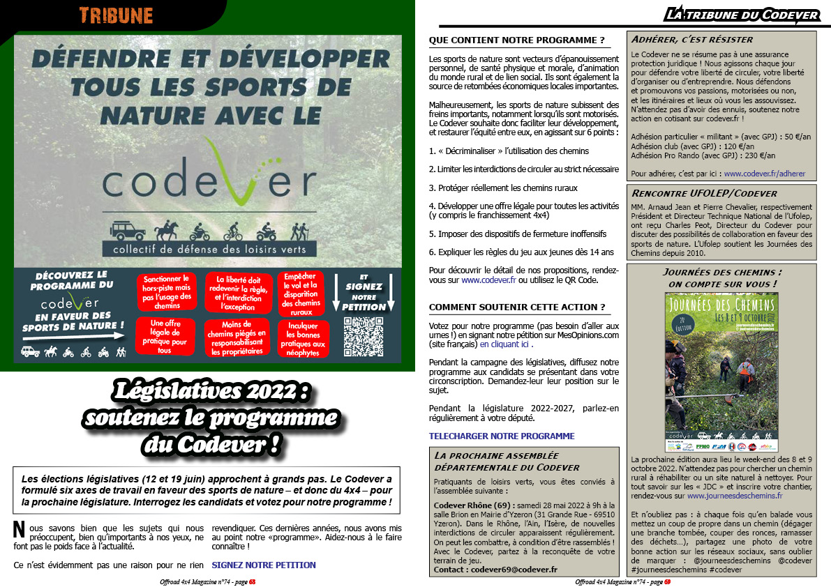 La Tribune du Codeve 