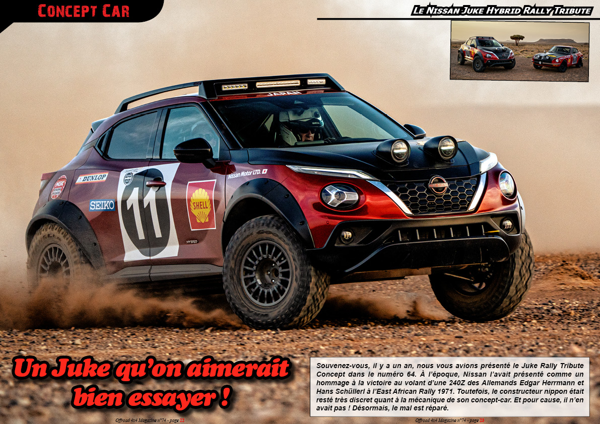 Le Nissan Juke Hybrid Rally Tribute