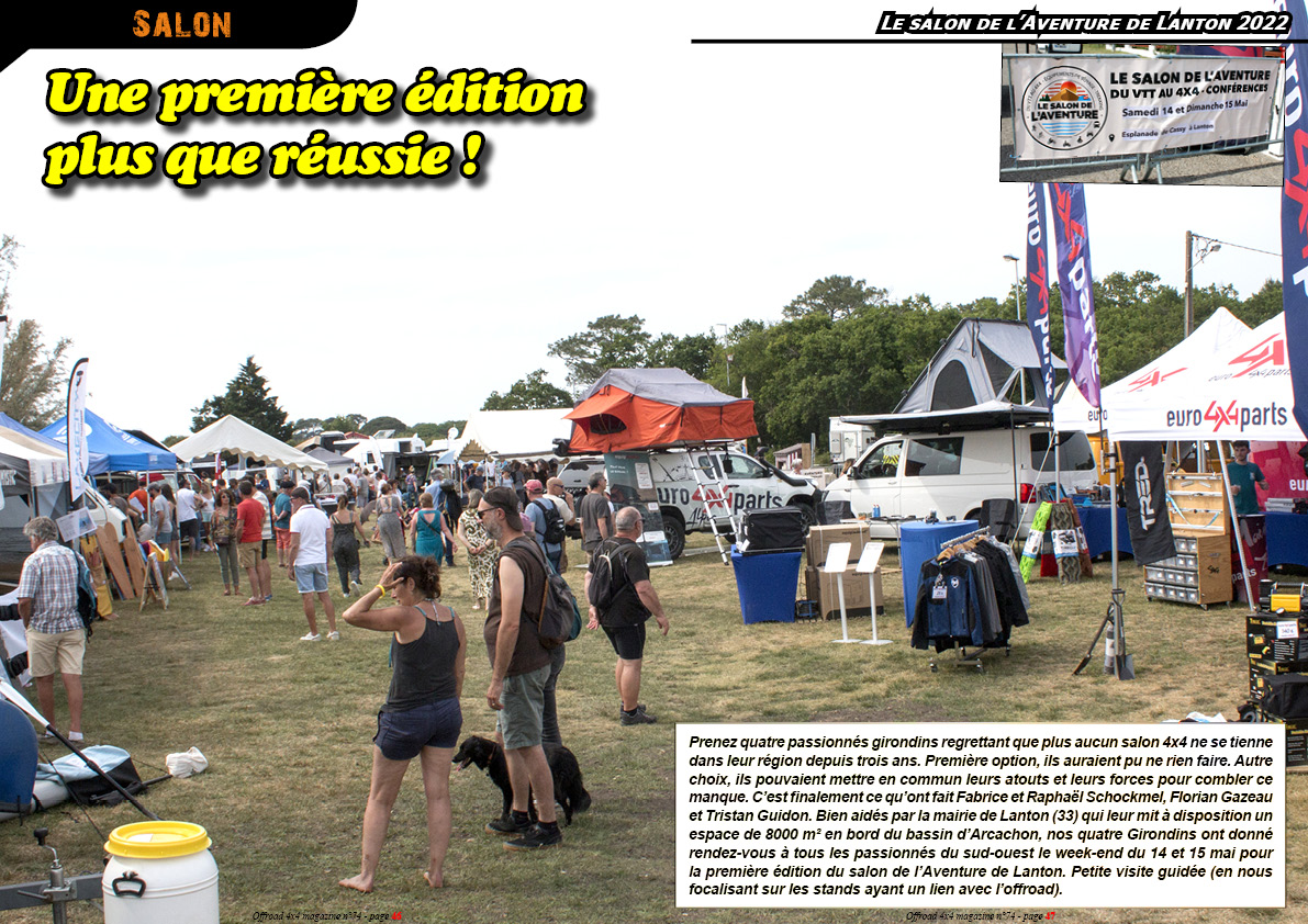 La visite du salon de l Aventure de Lanton 2022