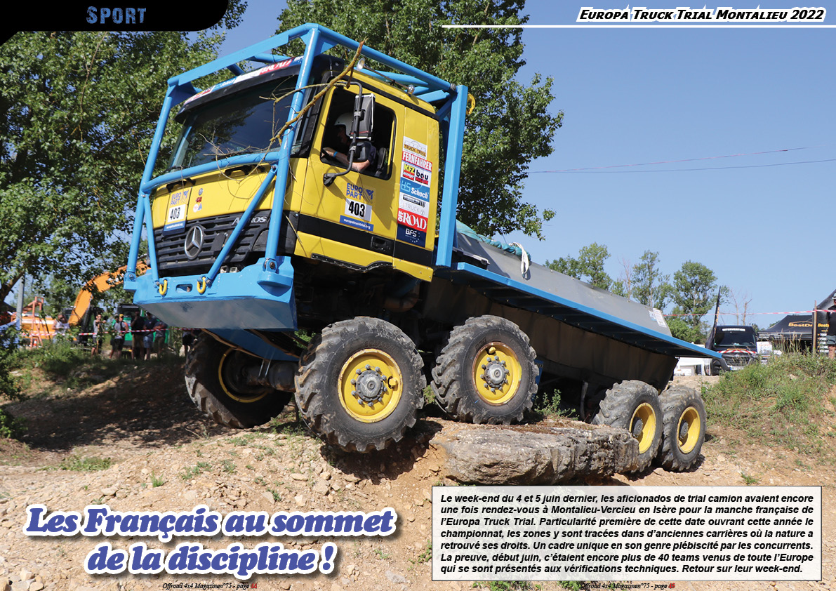 l Europa Truck Trial Montalieu 2022