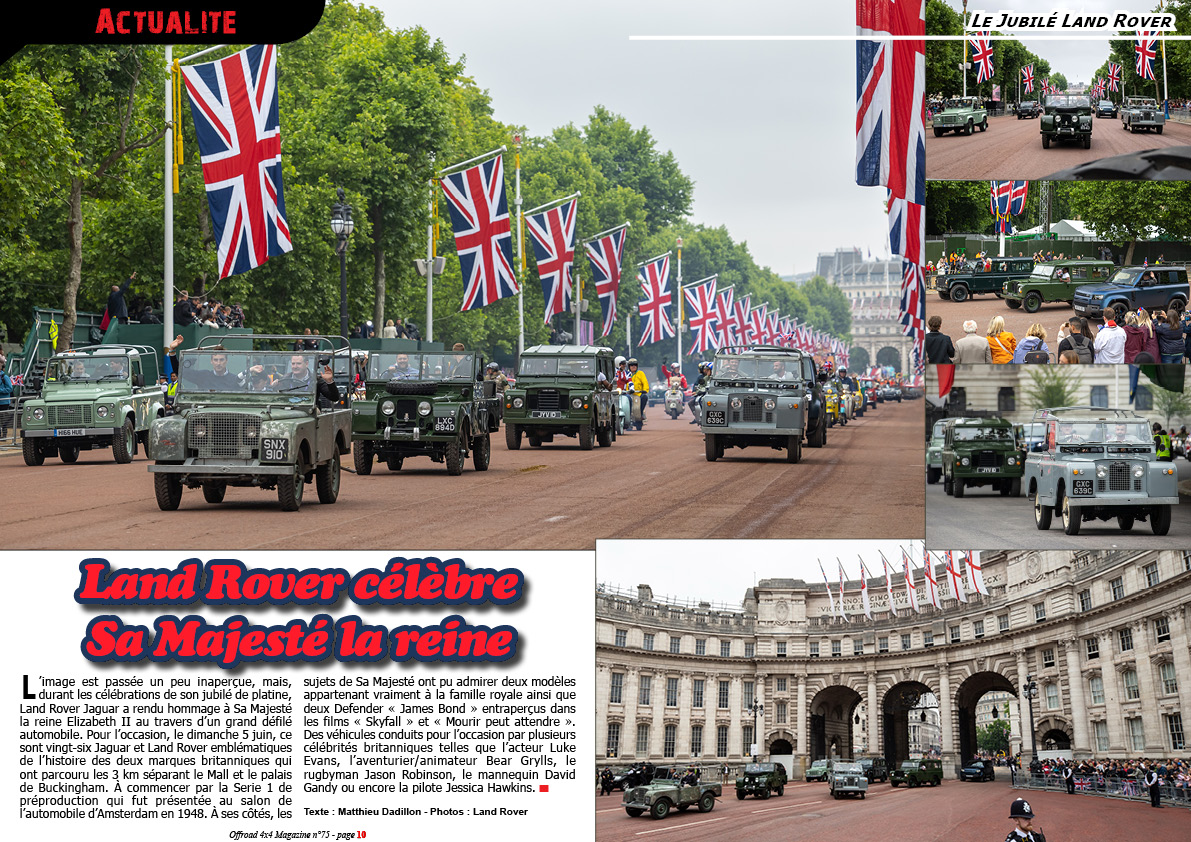 le JubilÃ© Land Rover