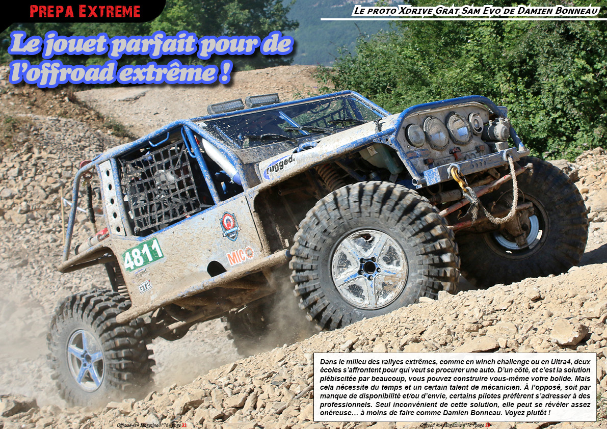 Le proto Xdrive Sam Evo de Damien Bonneau