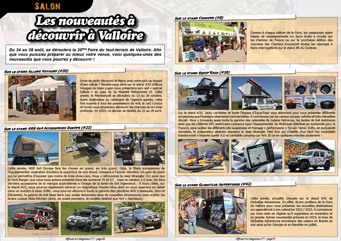 Notre dossier spÃ©cial Foire de Valloire 2022