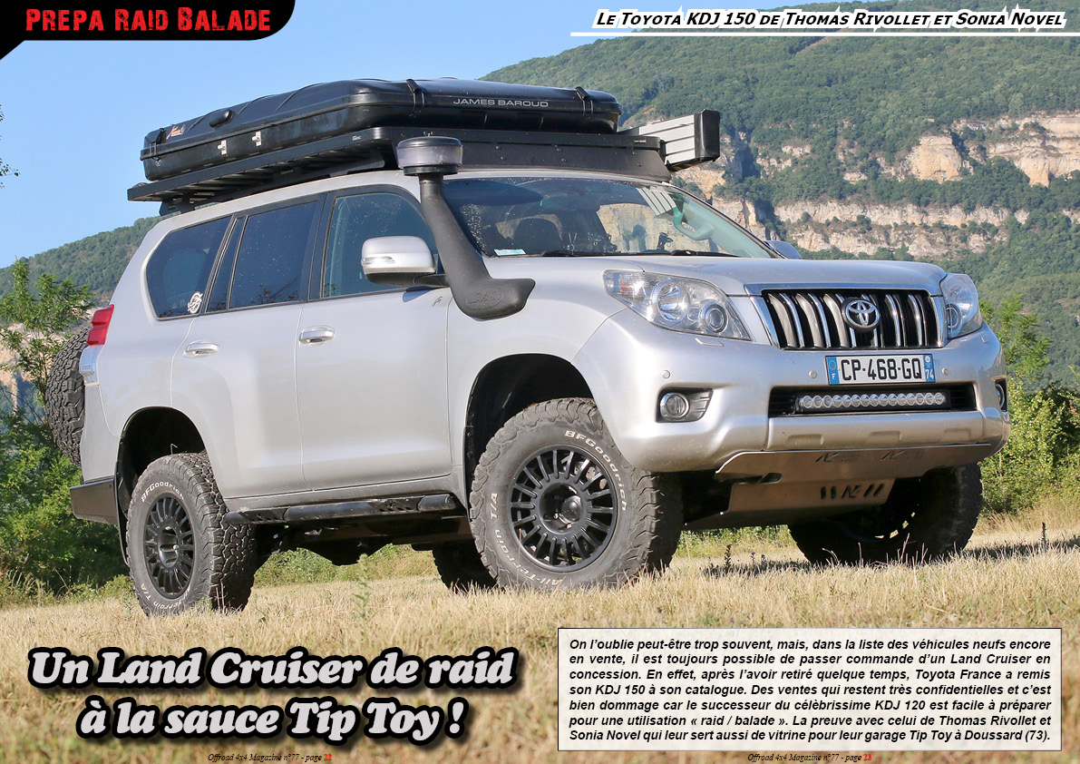 Le Toyota KDJ 150 raid du Garage Tip Toy