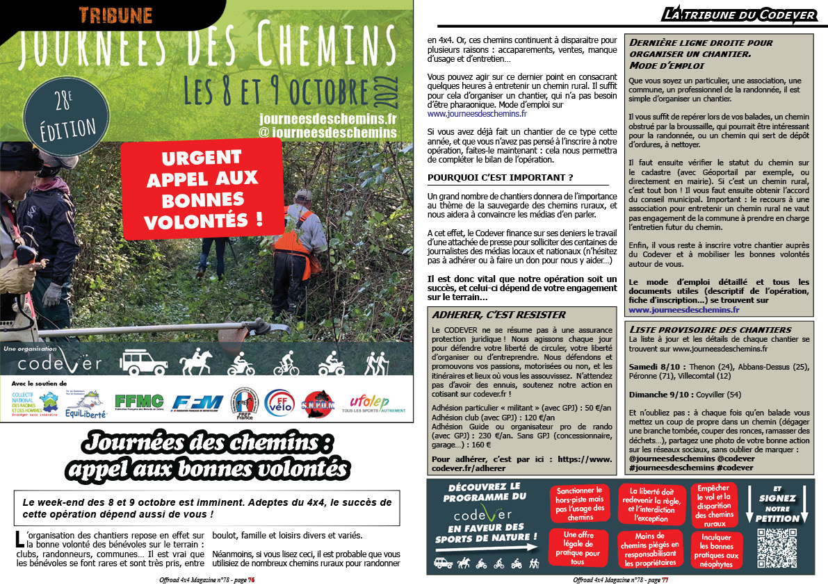 La tribune du Codever