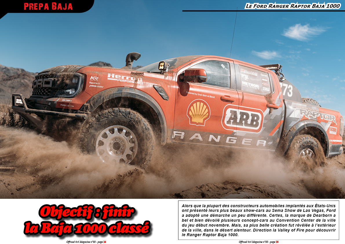 le Ford Ranger Raptor Baja 1000