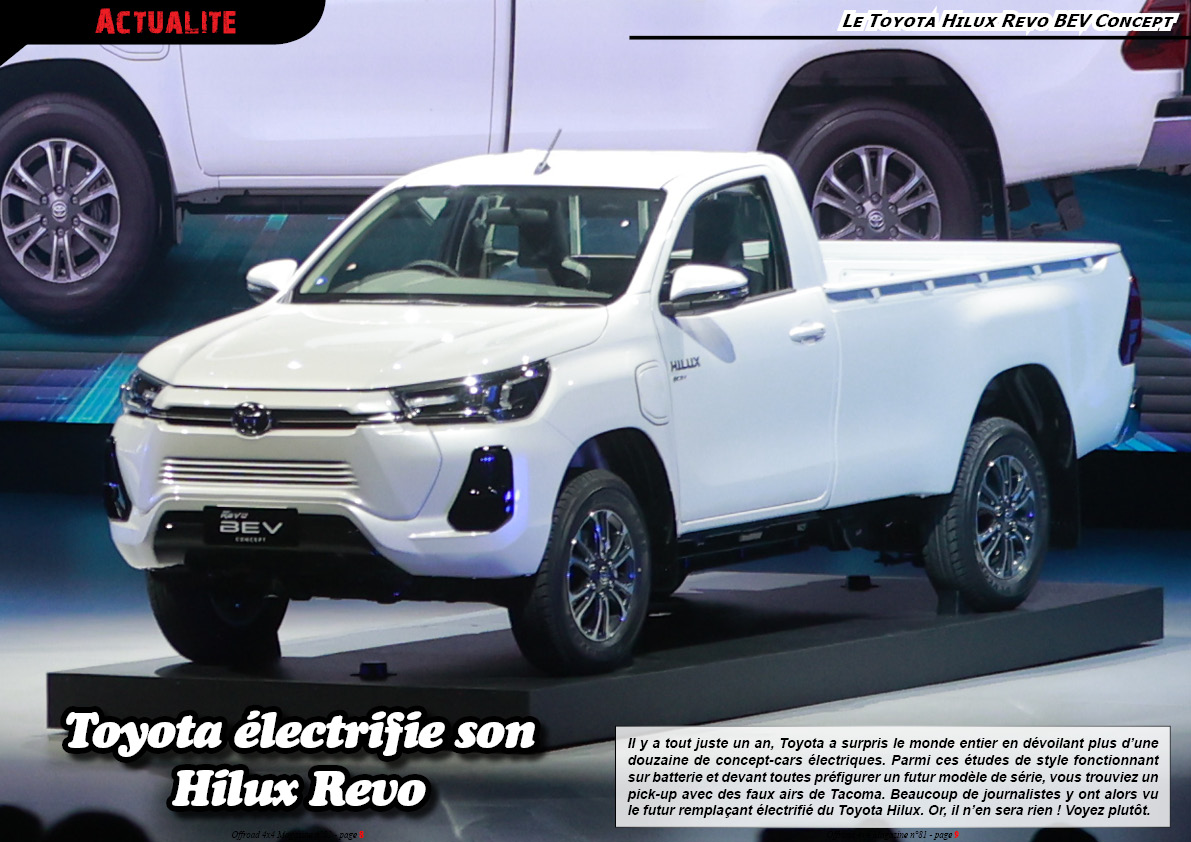 Le Toyota Hilux Revo BEV Concept