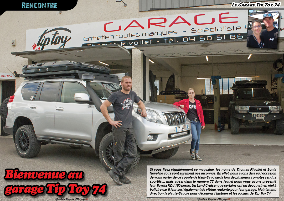 La visite du Garage Tip Toy 74