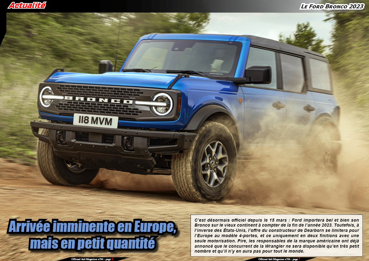 le Ford Bronco 2023