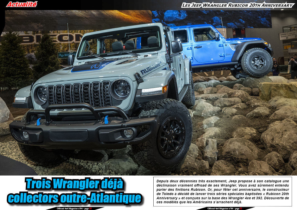 les Jeep Wrangler Rubicon 20th Anniversary
