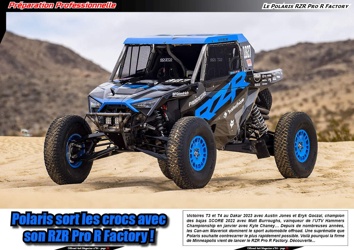 le Polaris RZR Pro R Factory