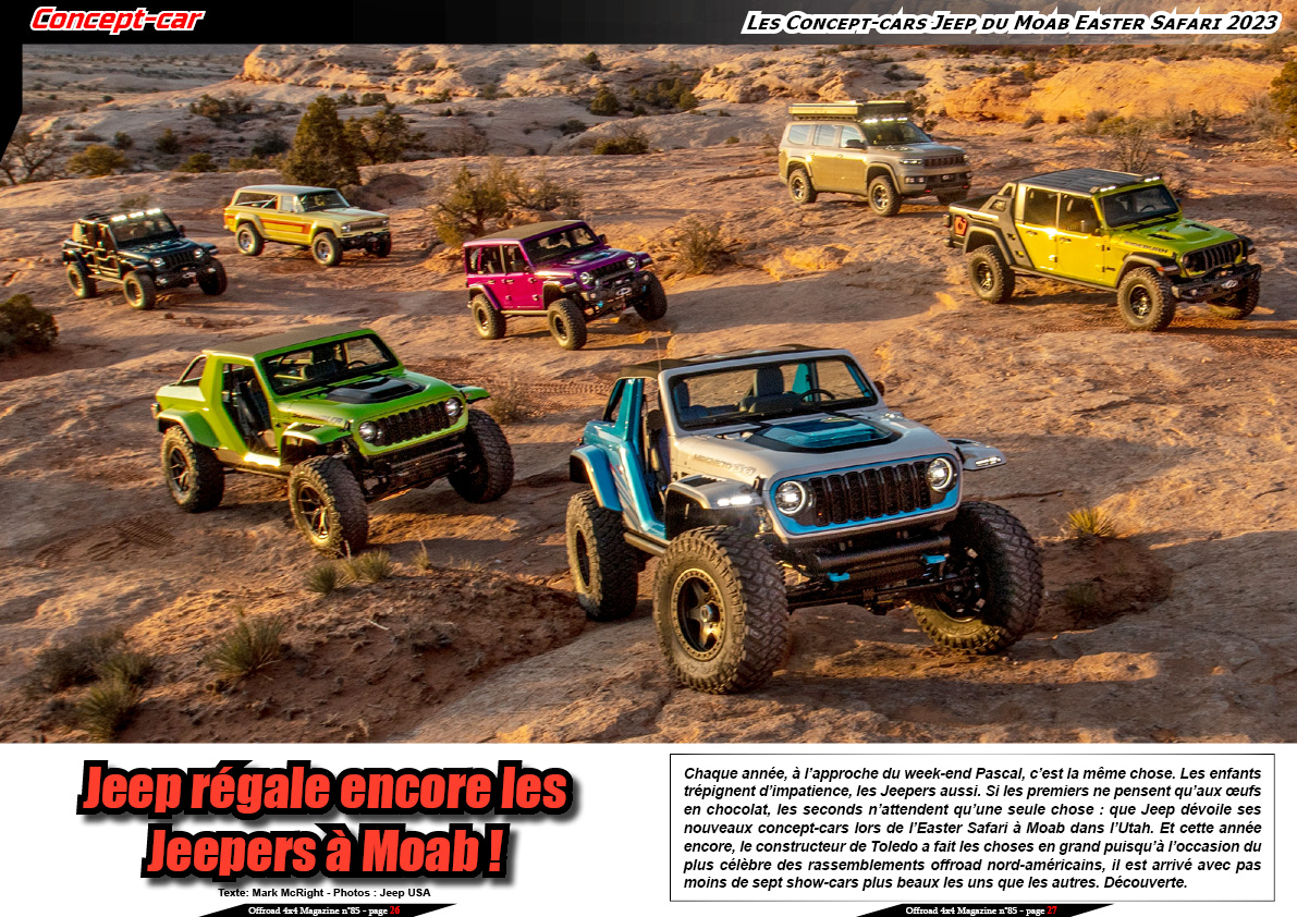 les Concept-cars Jeep du Moab Easter Safari 2023