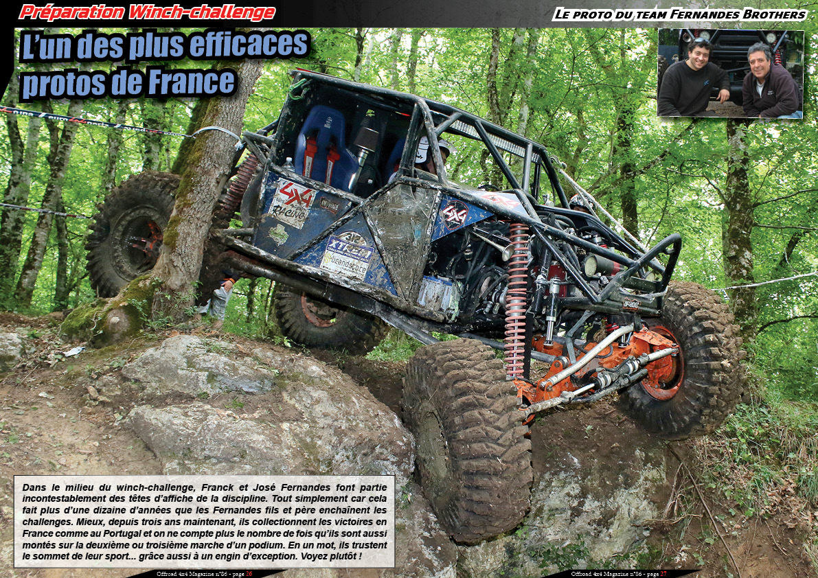 le proto de winch-challenge du team Fernandes Brothers