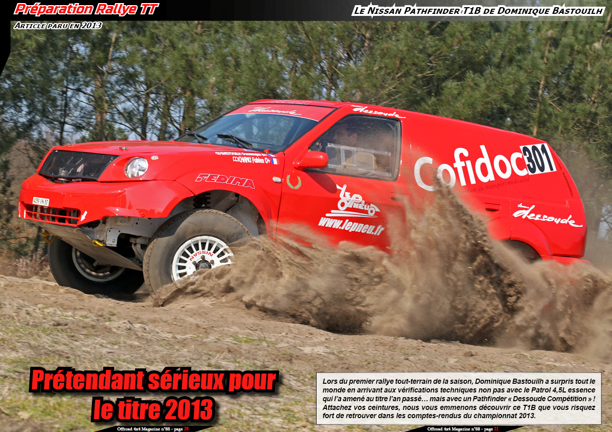 Le Nissan Pathfinder T1B de Dominique Bastouilh