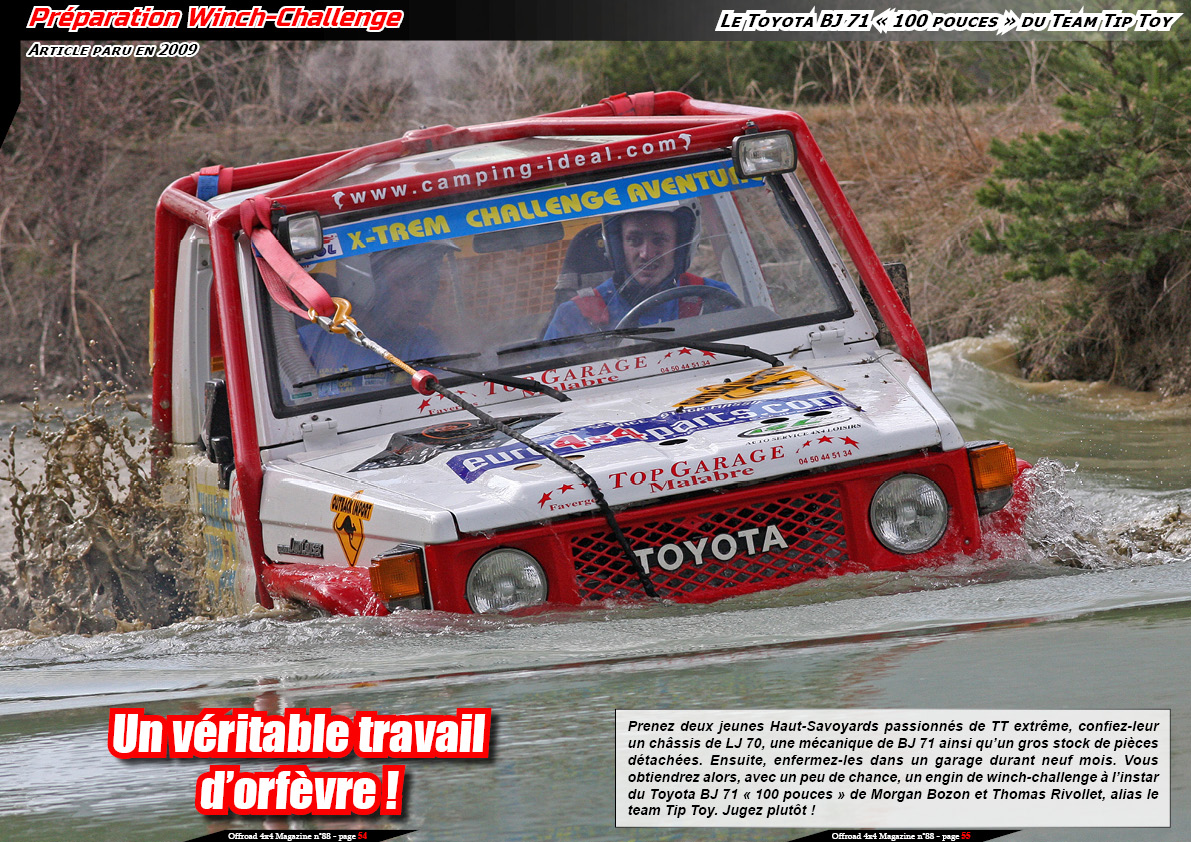 Le Toyota BJ 71Â 100 pouces du Team Tip Toy