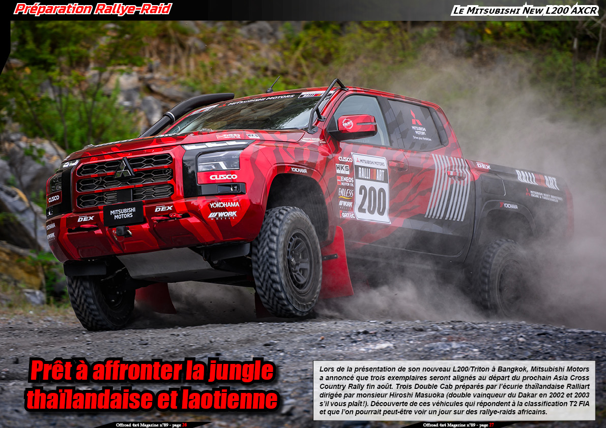Le Mitsubishi NewÂ L200 AXCR