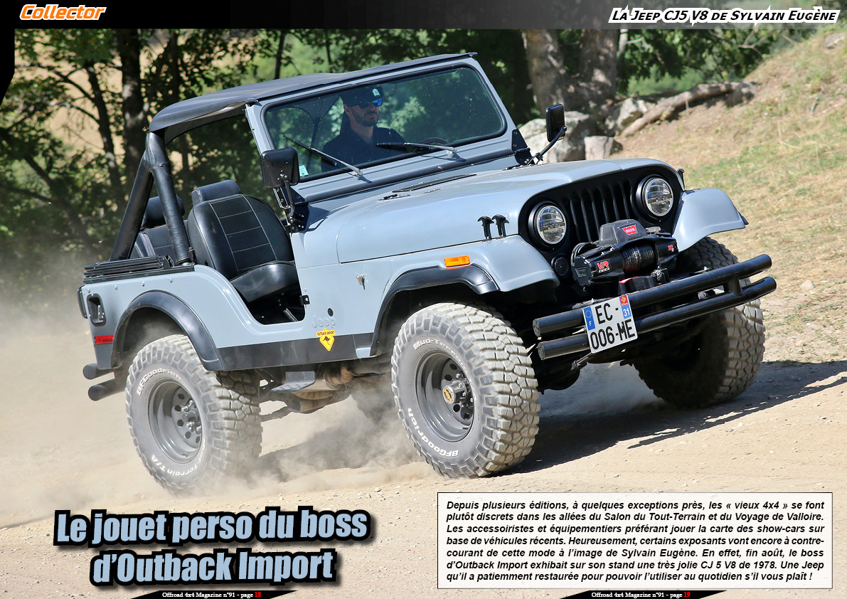 la Jeep CJ5 V8 de Sylvain EugÃ¨ne