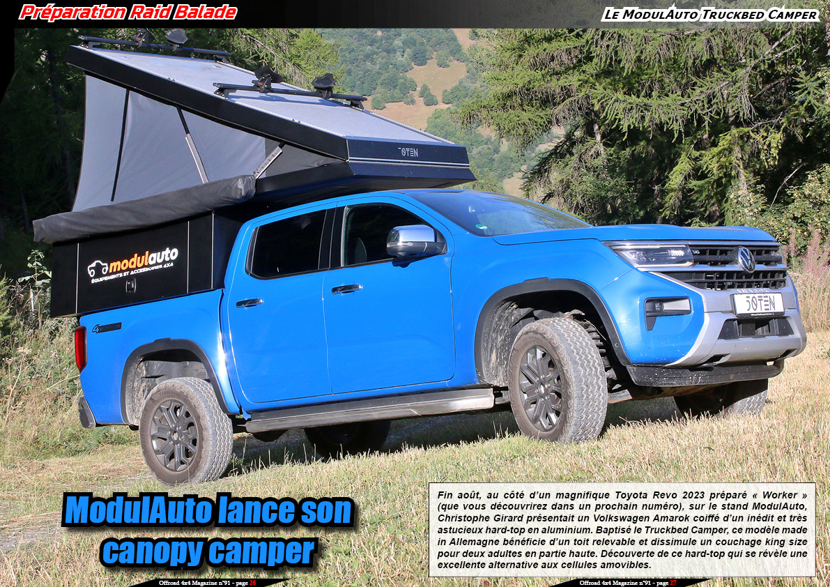 le Truckbed Camper de ModulAuto 