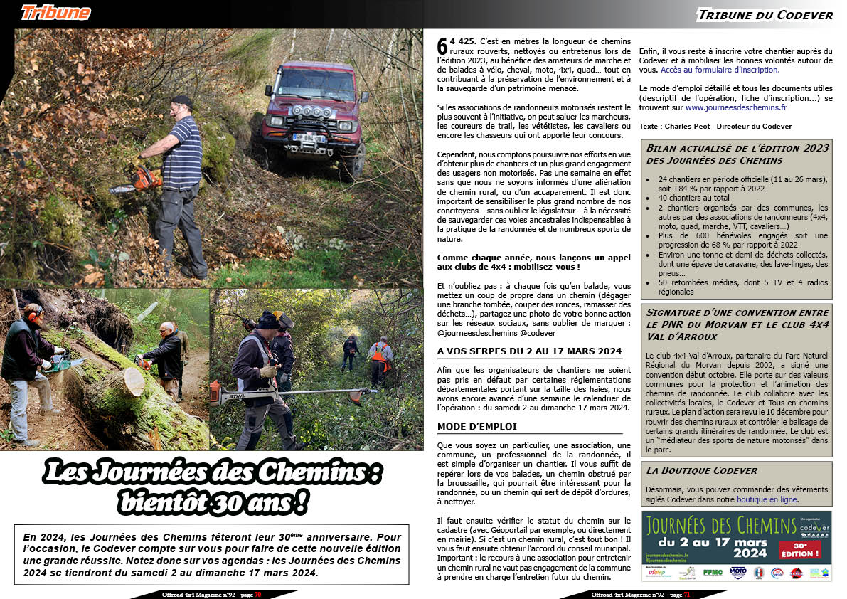 tribune du CodeverÂ deÂ novembre 2023