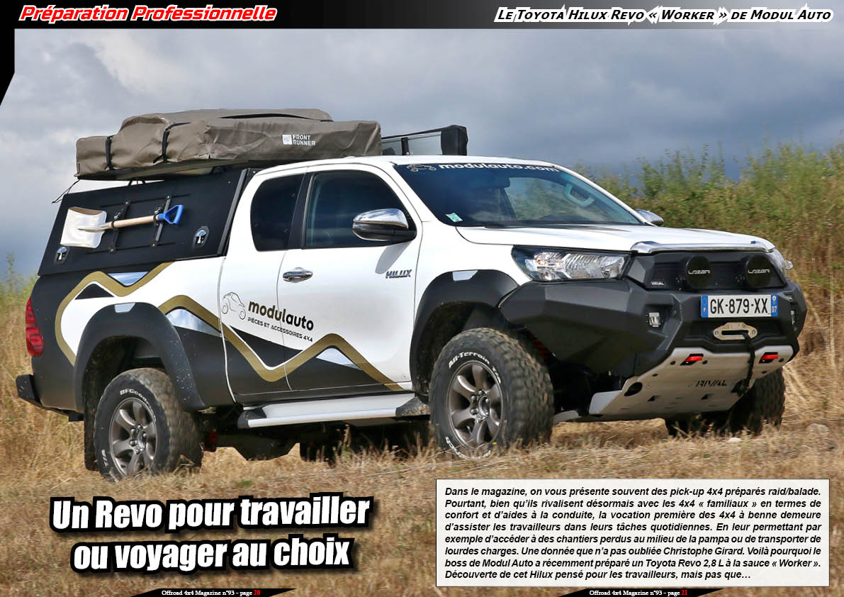 Le Toyota Hilux Revo Â«Â WorkerÂ Â» de Modul Auto