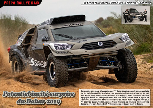 Le SsangYong Rexton DKR d'Oscar Fuertes