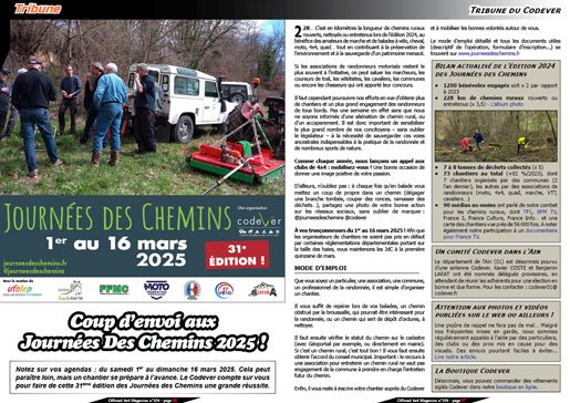 La tribune du Codever - novembre 2024