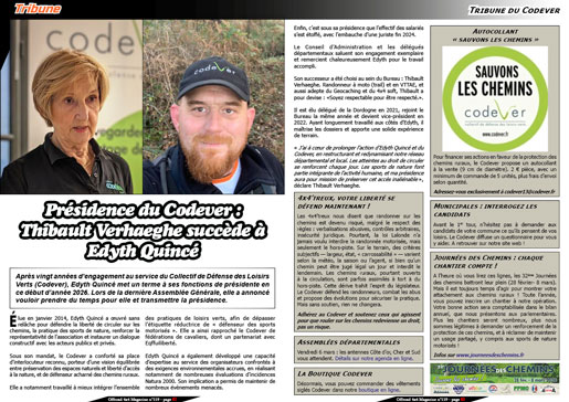 La tribune du Codever de février 2026