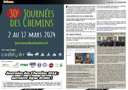 La tribune du Codever - janvier 2024