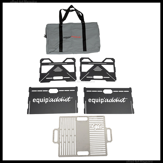 Un barbecue pliable dans la gamme Equip'addict