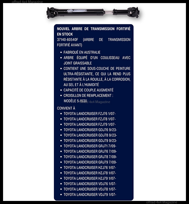 Les nouveautÃ©s Terrain Tamer dâavril 2025