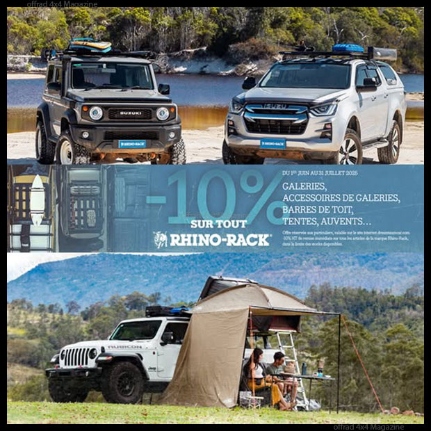 Dream Team Car : remise de -10 % sur tout Rhino-Rack