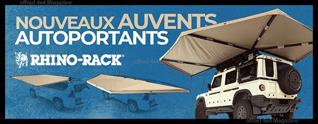 Nouveaux auvents Rhino-Rack chez Dream Team Car