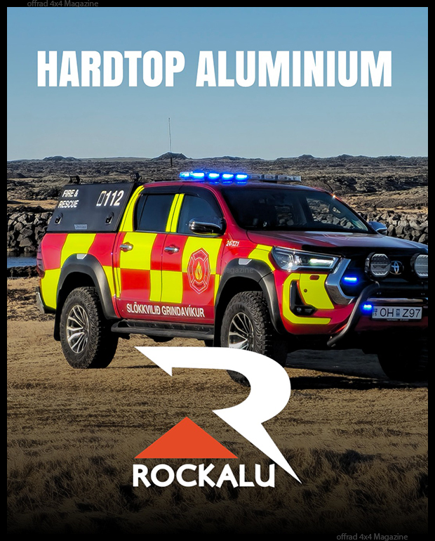 Les Hard-top Rockalu en service en Islande