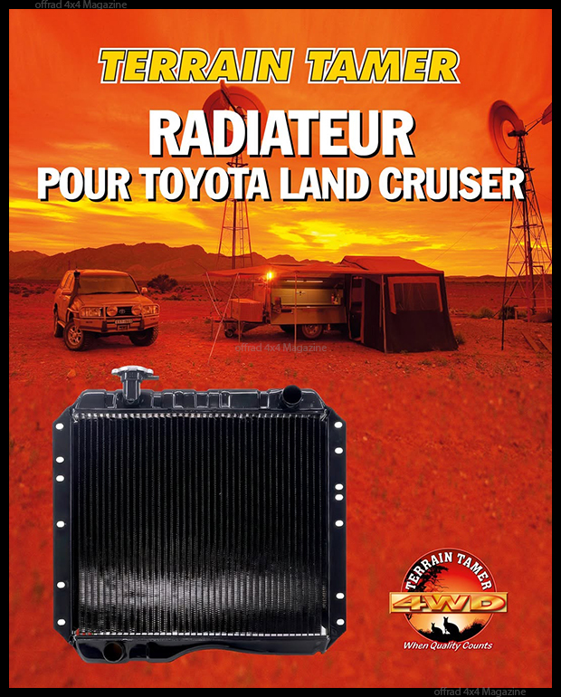 Nouveaux radiateurs Terrain Tamer pour Toyota Série 4