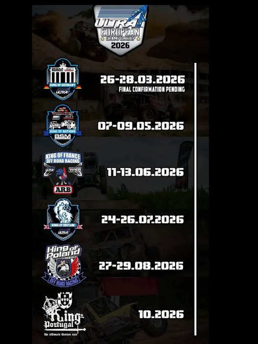 Ultra4 Europe 2026 : Les dates