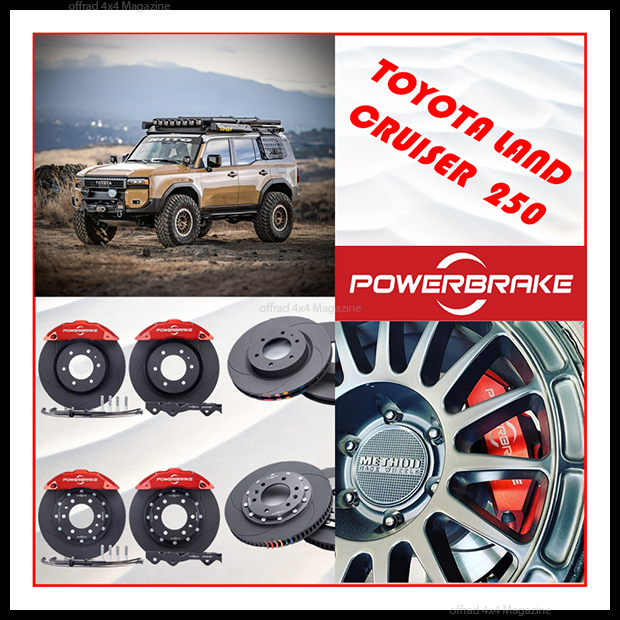 Freinage renforcé pour Prado 250 chez Powerbrake